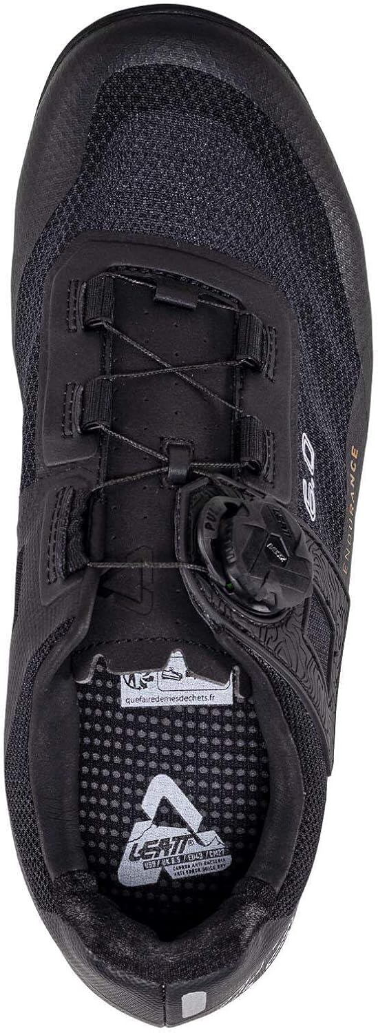 Leatt Men's Scarpe MTB Proclip 6.0 Endurance Con Tomaia in Fibra Polimerica Leggera E Trasparente Cycling Shoe