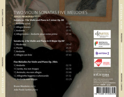 Sergei Prokofieff: Two Violin Sonatas/Five Melodies