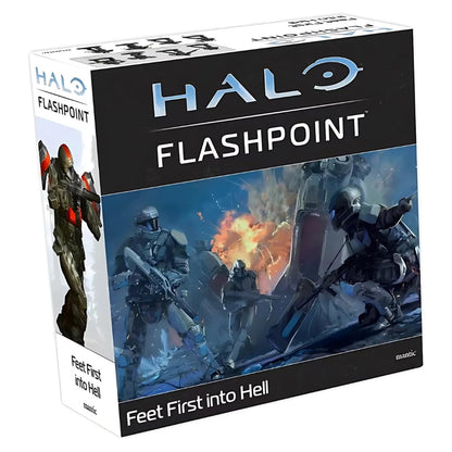 mantic Halo: Flashpoint – Feet First Into Hell | ODST Faction Expansion for Tactical Sci-Fi Miniatures Games | Miniatures, Urban Terrain & Playmat | Requires Starter Set