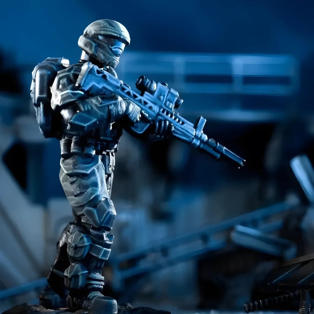 mantic Halo: Flashpoint – Feet First Into Hell | ODST Faction Expansion for Tactical Sci-Fi Miniatures Games | Miniatures, Urban Terrain & Playmat | Requires Starter Set