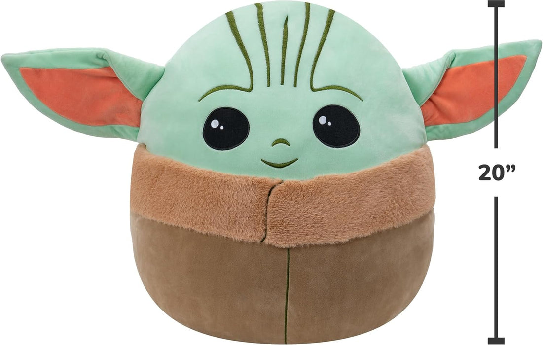Squishmallows Original Star Wars The Mandalorian 20-Inch Grogu Plush - Disney Star Wars Plush - Large