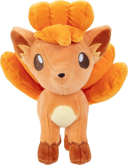 Peluche Pokémon Vulpix da 20,3 cm, con licenza ufficiale, qualità e morbido, di prima generazione, ottimo regalo per bambini, ragazzi e ragazze e fan di Pokemon