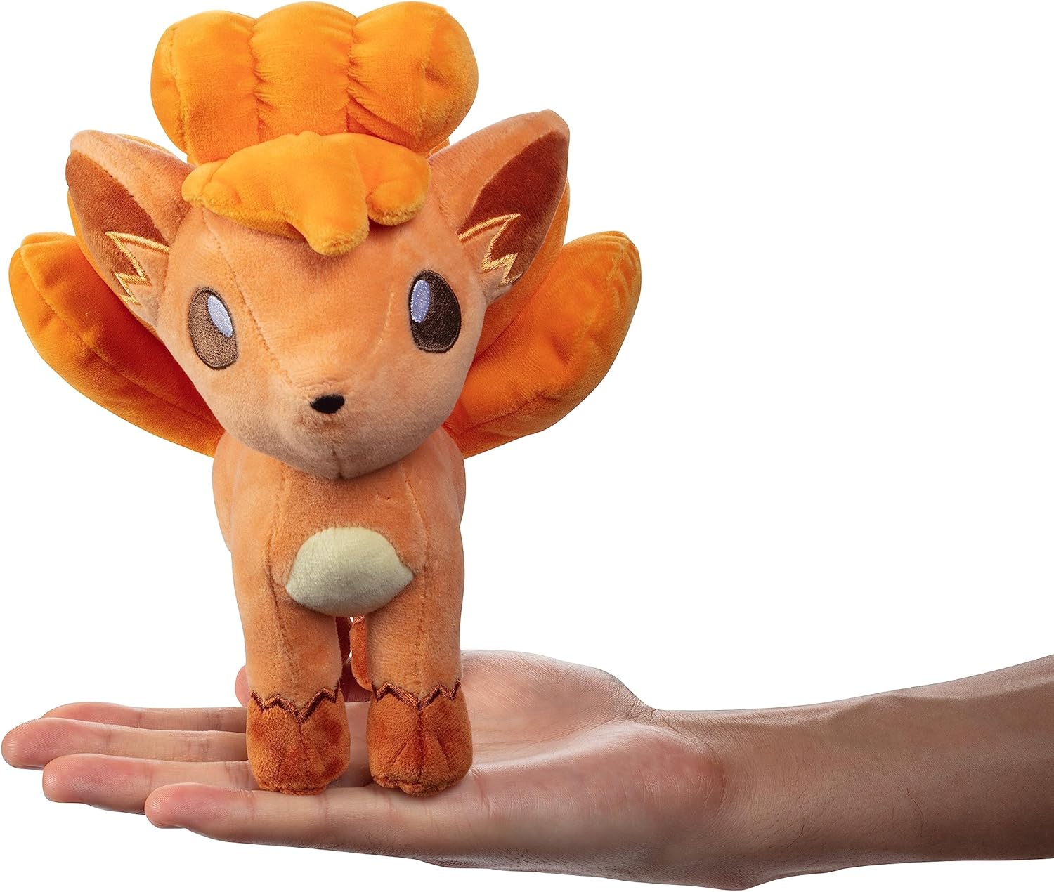 Peluche Pokémon Vulpix da 20,3 cm, con licenza ufficiale, qualità e morbido, di prima generazione, ottimo regalo per bambini, ragazzi e ragazze e fan di Pokemon