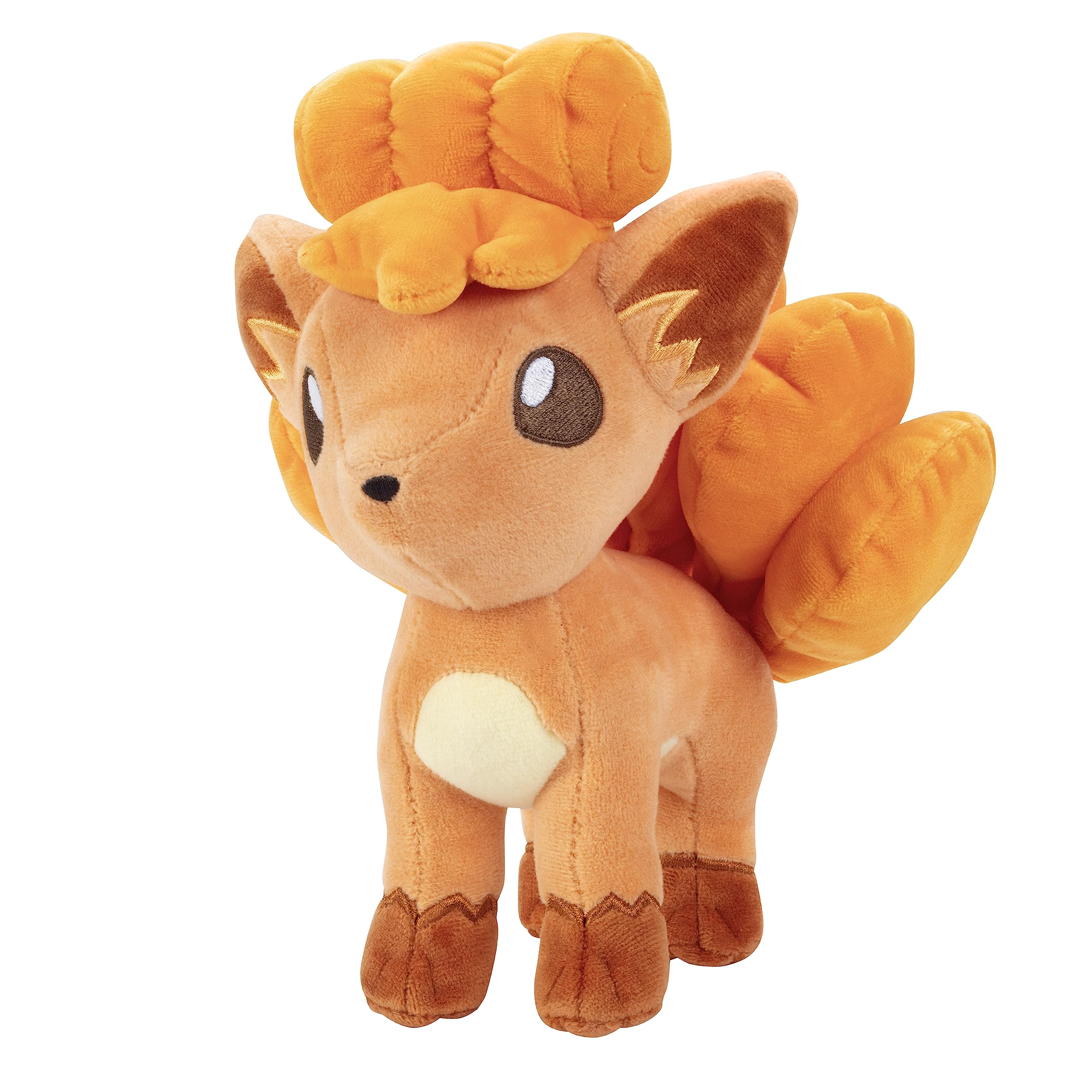 Peluche Pokémon Vulpix da 20,3 cm, con licenza ufficiale, qualità e morbido, di prima generazione, ottimo regalo per bambini, ragazzi e ragazze e fan di Pokemon