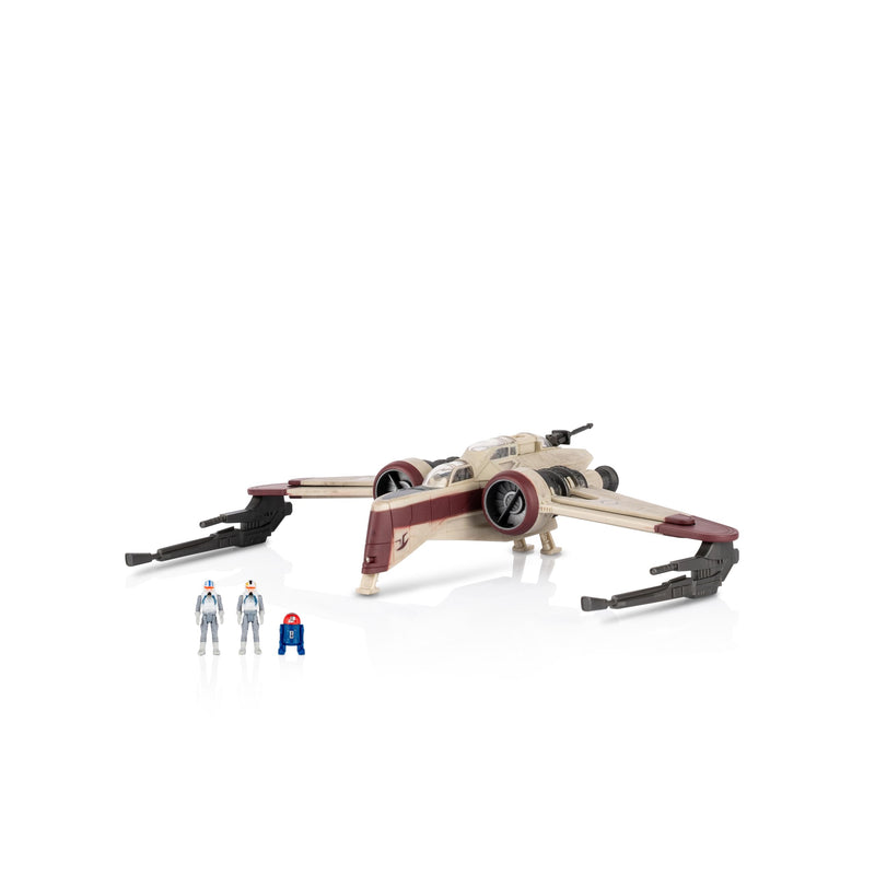 Star Wars - Micro Galaxy Deluxe Vehicle (8`` Vehicle & Figure) - ARC 170- Series 8 /Toys