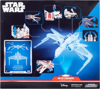 Star Wars - Micro Galaxy Deluxe Vehicle (8`` Vehicle & Figure) - ARC 170- Series 8 /Toys