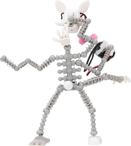Five Nights at Freddy’s FNF0100 - Mangle - 12,5 cm - bewegliche Figur mit Schreckfunktion und Augen, die im Dunkeln leuchten - offizielle Jazwares Figur