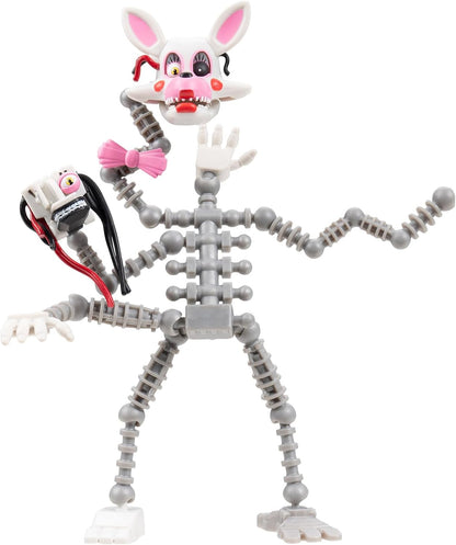 Five Nights at Freddy’s FNF0100 - Mangle - 12,5 cm - bewegliche Figur mit Schreckfunktion und Augen, die im Dunkeln leuchten - offizielle Jazwares Figur