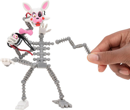 Five Nights at Freddy’s FNF0100 - Mangle - 12,5 cm - bewegliche Figur mit Schreckfunktion und Augen, die im Dunkeln leuchten - offizielle Jazwares Figur