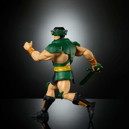 Masters of the Universe Origins Action Figure 200X Cartoon Collection Tri-Klops, 5.5 Inch 1980s MOTU TV Toy, Detailed Design Turnable Visor & Sword, JHJ93