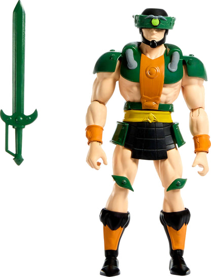 Masters of the Universe Origins Action Figure 200X Cartoon Collection Tri-Klops, 5.5 Inch 1980s MOTU TV Toy, Detailed Design Turnable Visor & Sword, JHJ93