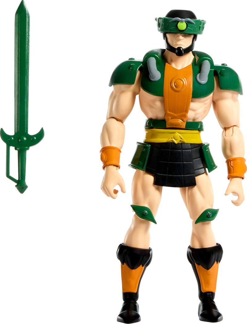 Masters of the Universe Origins Action Figure 200X Cartoon Collection Tri-Klops, 5.5 Inch 1980s MOTU TV Toy, Detailed Design Turnable Visor & Sword, JHJ93
