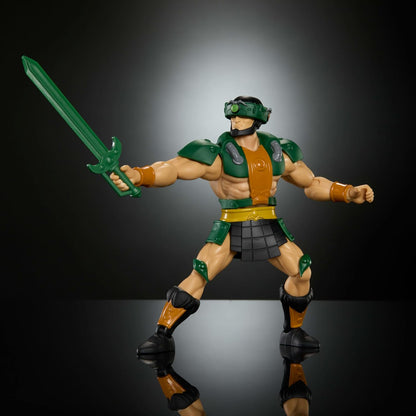Masters of the Universe Origins Action Figure 200X Cartoon Collection Tri-Klops, 5.5 Inch 1980s MOTU TV Toy, Detailed Design Turnable Visor & Sword, JHJ93