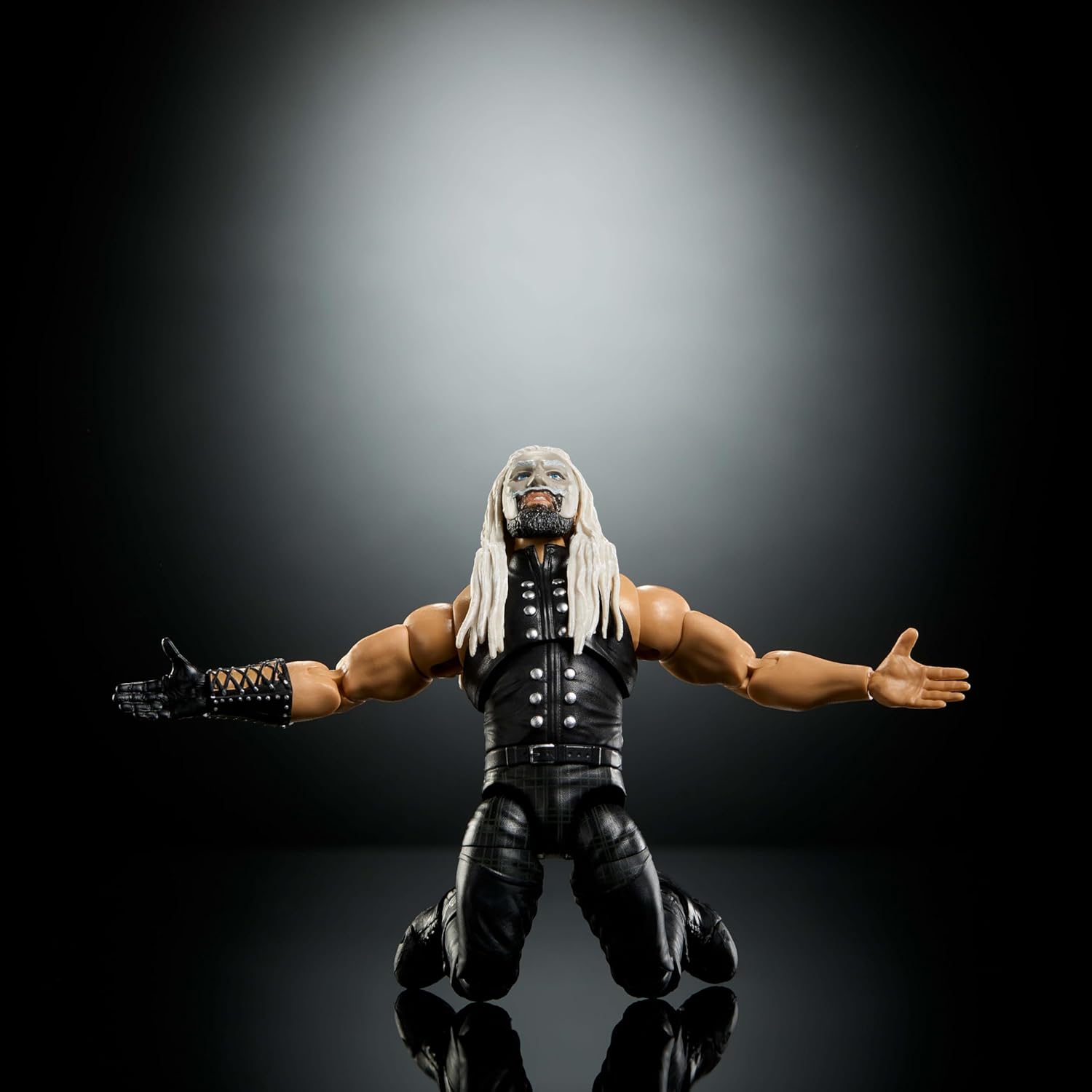 Mattel WWE Ultimate Edition Action Figure & Accessories Set, Uncle Howdy 6-inch Collectible with Swappable Heads & Hands, 30 Articulation Points, JHV86