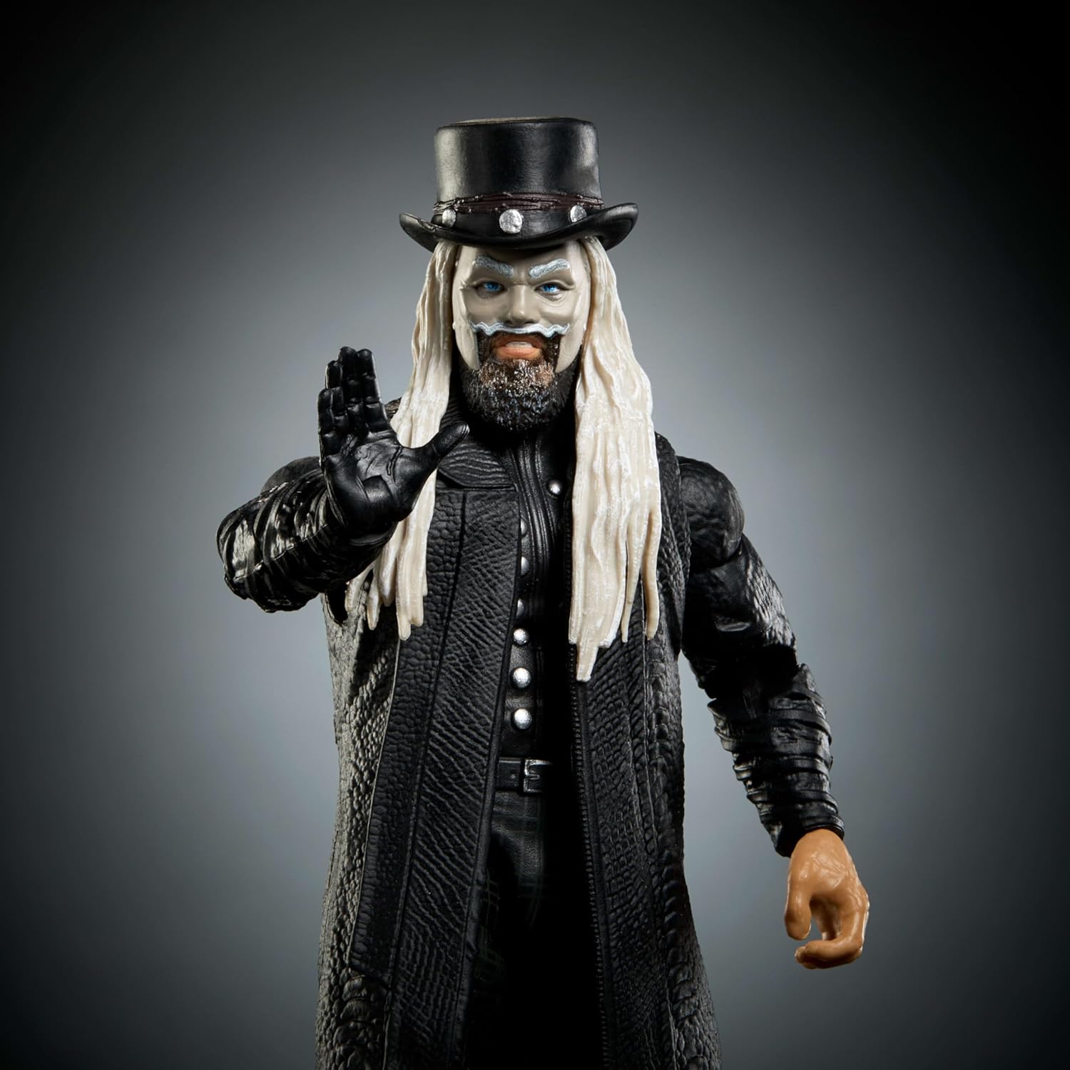 Mattel WWE Ultimate Edition Action Figure & Accessories Set, Uncle Howdy 6-inch Collectible with Swappable Heads & Hands, 30 Articulation Points, JHV86
