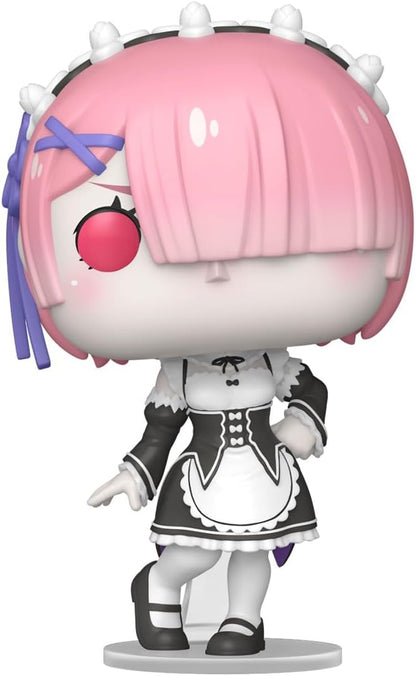 Funko Pop! Animation: Re: ZERO - Ram - Re:zero - Collectable Vinyl Figure - Gift Idea - Official Merchandise - Toys for Kids & Adults - Anime Fans - Model Figure for Collectors and Display