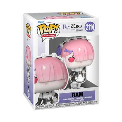 Funko Pop! Animation: Re: ZERO - Ram - Re:zero - Collectable Vinyl Figure - Gift Idea - Official Merchandise - Toys for Kids & Adults - Anime Fans - Model Figure for Collectors and Display