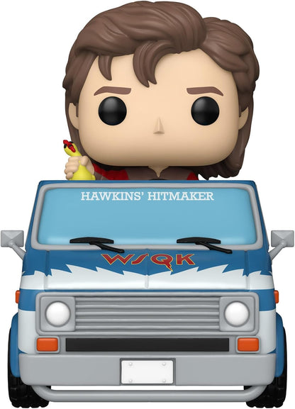 Funko POP! Rides Deluxe: Stranger Things Season 5 - Steve with the Squawk Van - Collectable Vinyl Figure - Gift Idea - Official Merchandise - Toys for Kids & Adults - Fantasy Fans