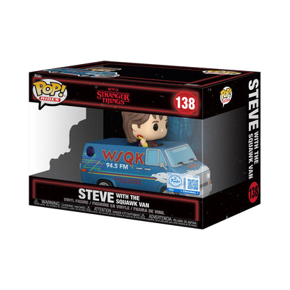 Funko POP! Rides Deluxe: Stranger Things Season 5 - Steve with the Squawk Van - Collectable Vinyl Figure - Gift Idea - Official Merchandise - Toys for Kids & Adults - Fantasy Fans