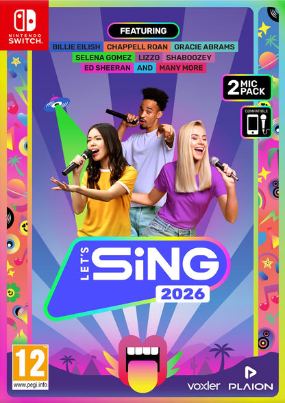 Let's Sing 2026 International Version, 2 microfoni