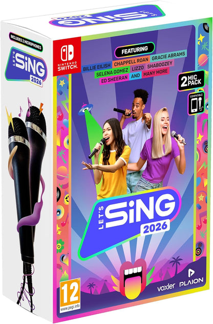 Let's Sing 2026 International Version, 2 microfoni