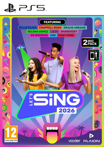 Let's Sing 2026 International Version, 2 microfoni