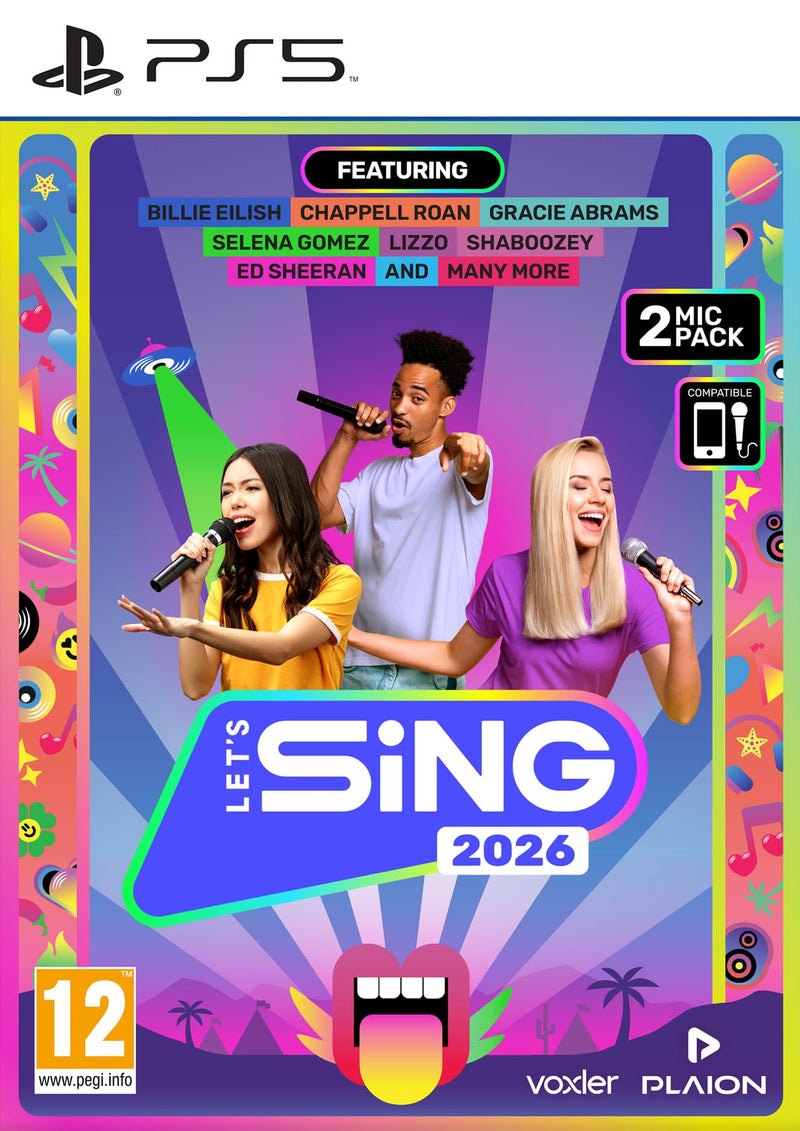 Let's Sing 2026 International Version, 2 microfoni