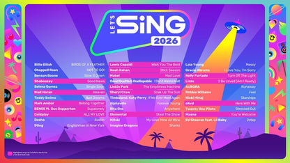 Let's Sing 2026 International Version, 2 microfoni