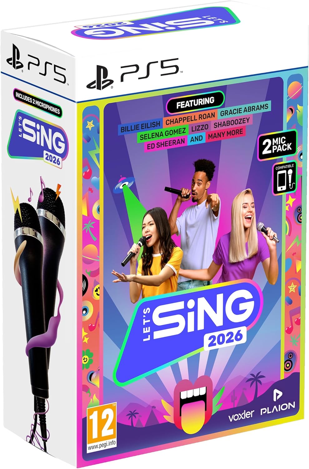 Let's Sing 2026 International Version, 2 microfoni