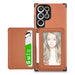 Wallet Leather Case For Samsung Galaxy S22 Ultra S21 FE S20 FE S10 Plus A03S A12 A22 A31 A32 A50 A51 A52 A52S A53 A70 A71 A72,brown,for Galaxy A71
