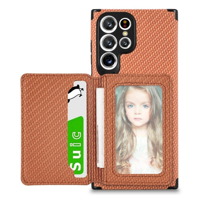 Wallet Leather Case For Samsung Galaxy S22 Ultra S21 FE S20 FE S10 Plus A03S A12 A22 A31 A32 A50 A51 A52 A52S A53 A70 A71 A72,brown,for Galaxy A71