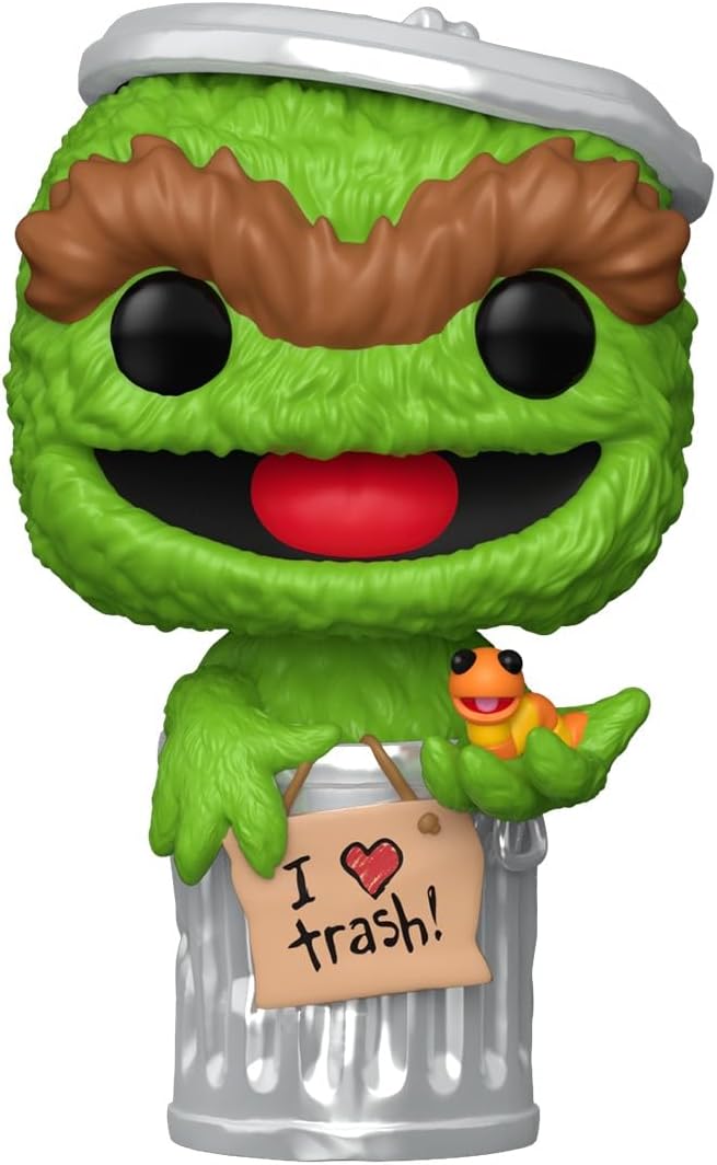 Funko Pop! TV: Sesame Street - Oscar the Grouch - Collectable Vinyl Figure - Gift Idea - Official Merchandise - Toys for Kids & Adults - Cartoon Fans - Model Figure for Collectors