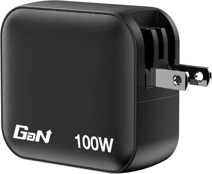 Verbatim - 100Wgan Charger, 3 Port Us Plug With Eu And Uk Adaptors