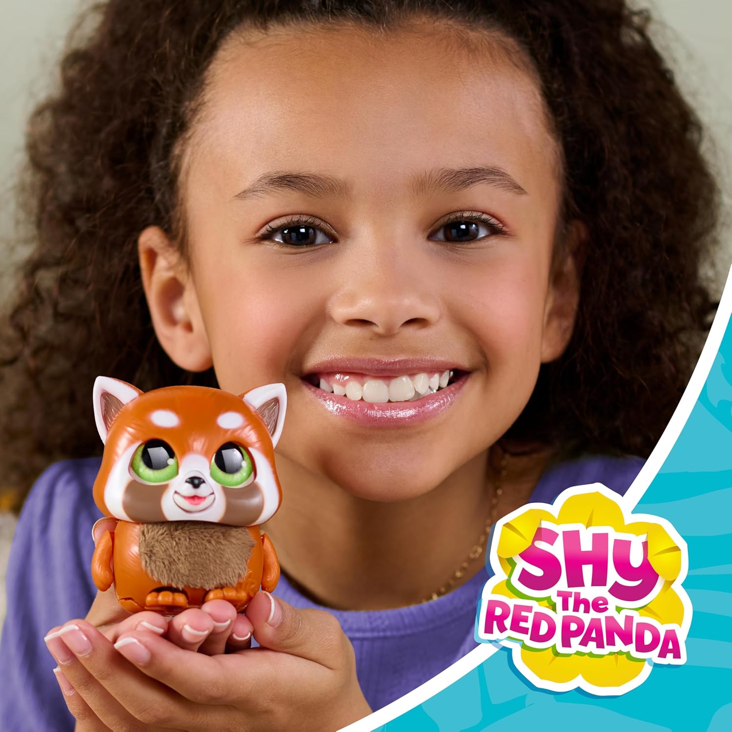 Just Play furReal Handfuls Shy the Red Panda, 3.5 Inch Interactive Toy, for Boys and Girls, Ages 4 and Up