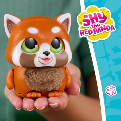 Just Play furReal Handfuls Shy the Red Panda, 3.5 Inch Interactive Toy, for Boys and Girls, Ages 4 and Up