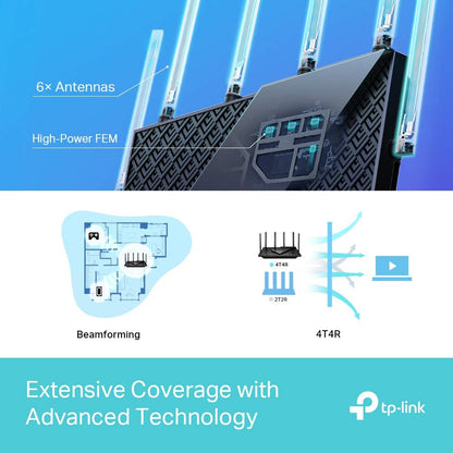 Tp-Link Ax5400 Dual Band Wi-Fi 6 Router