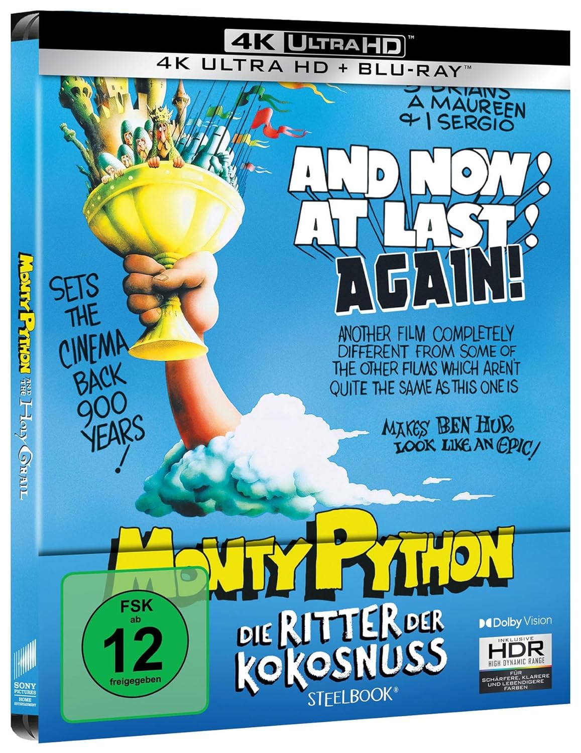 Monty Python - Die Ritter der Kokosnuss (Limitiertes Steelbook, 4K-UHD+Blu-ray