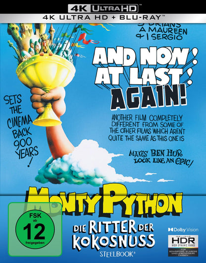 Monty Python - Die Ritter der Kokosnuss (Limitiertes Steelbook, 4K-UHD+Blu-ray