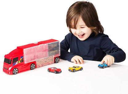 Teamsterz - Metro City Truck Carry Case With 4 Cars