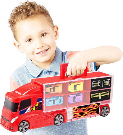 Teamsterz - Metro City Truck Carry Case With 4 Cars