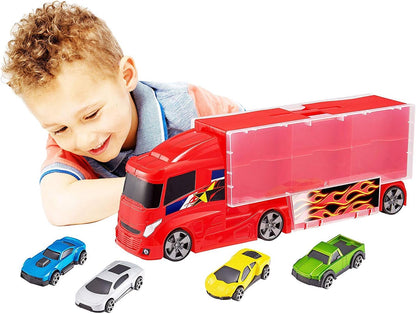 Teamsterz - Metro City Truck Carry Case With 4 Cars