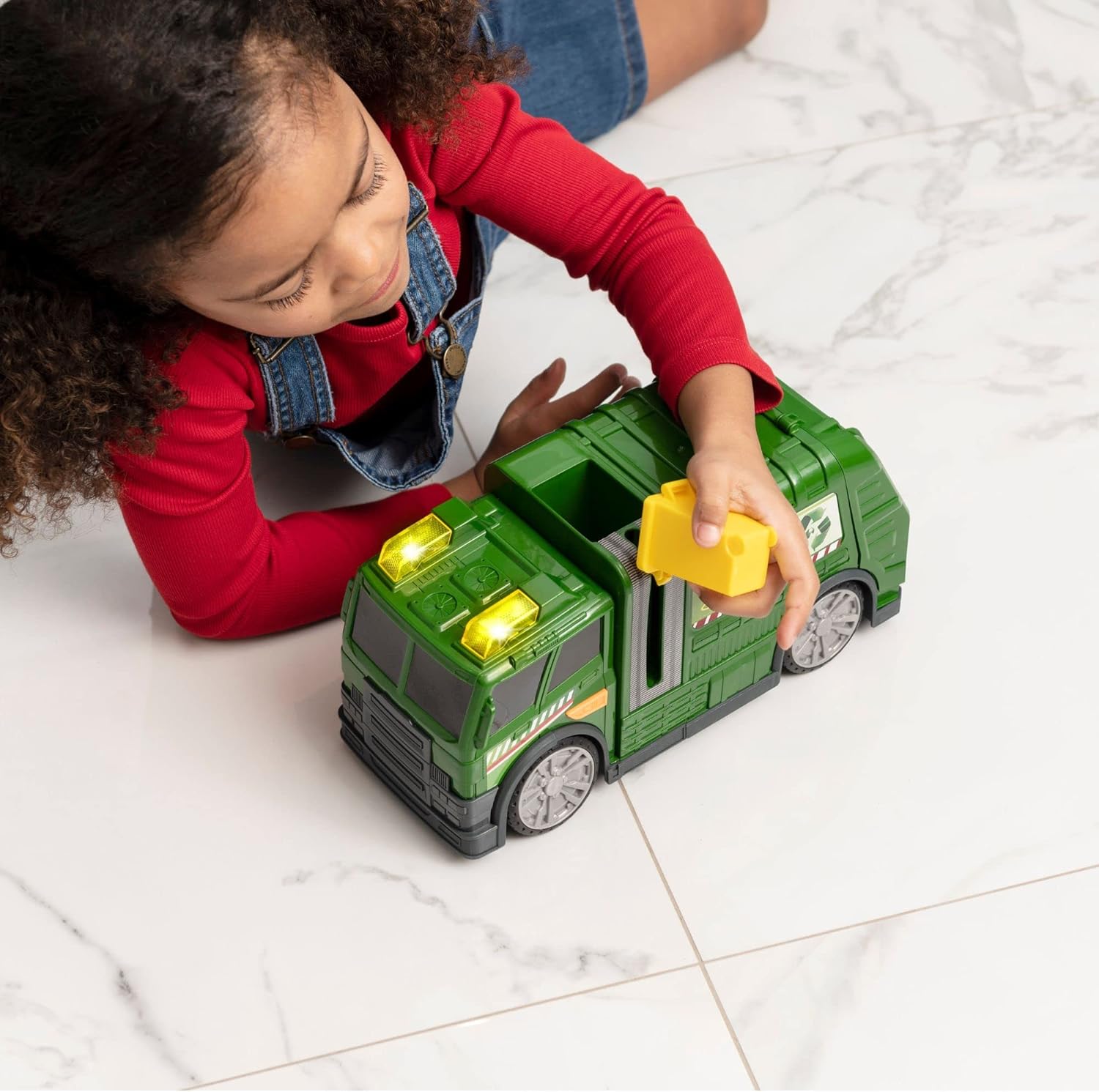 Teamsterz - Mighty Machines Value Medium Light And Sound Recycling Truck