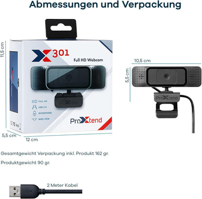 Proxtend - X301 Full Hd Webcam