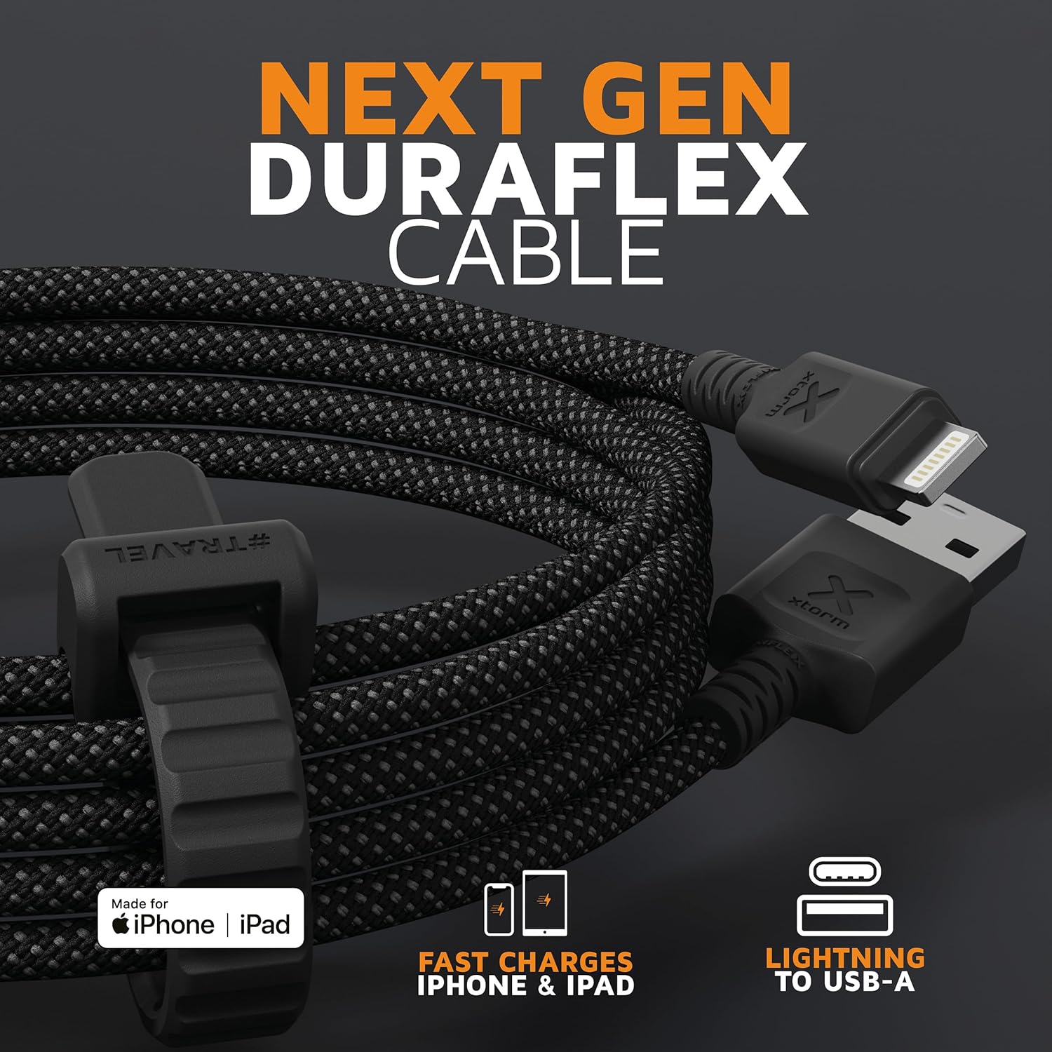 Next Gen Kabel USB to Lightning (1,5m) Black