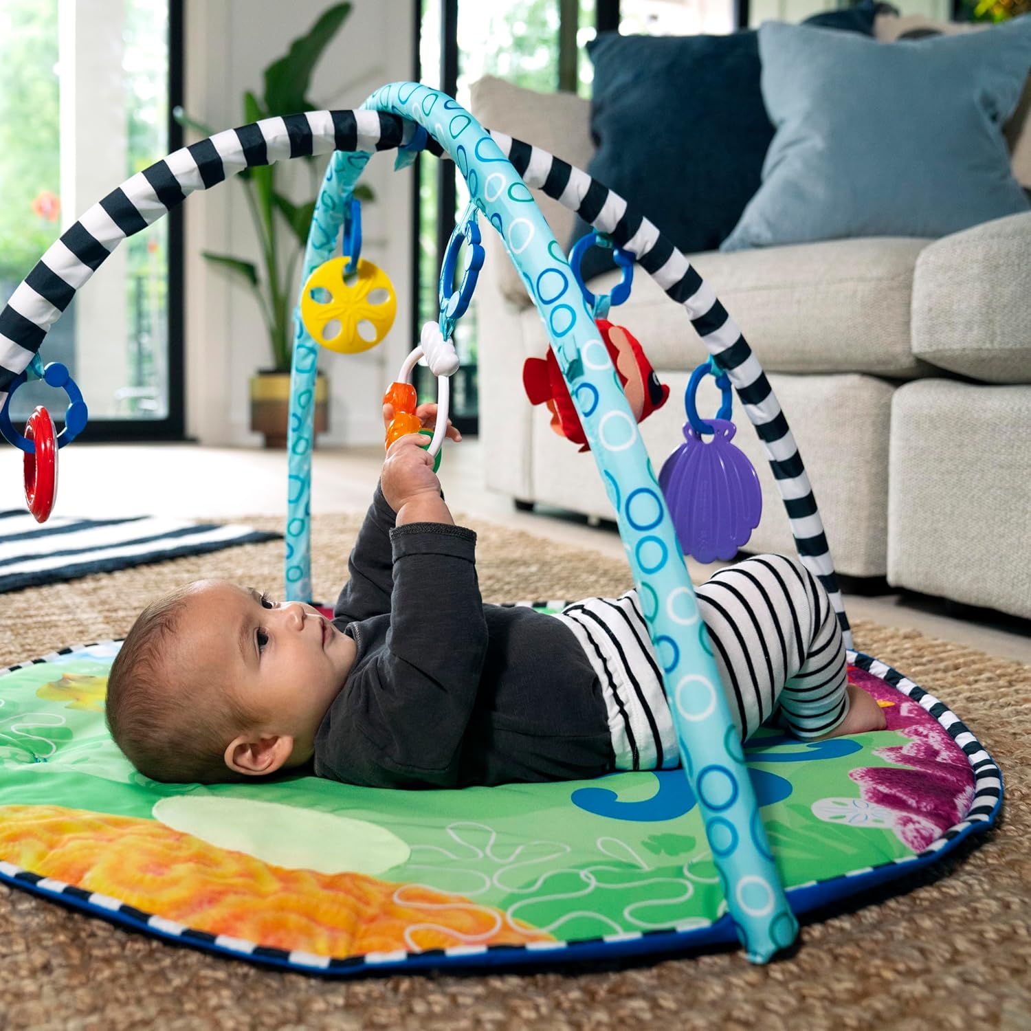 Baby Einstein - Sea Floor Explorers?????? 2-In-1 Water Mat Play Gym - (Be-12807)