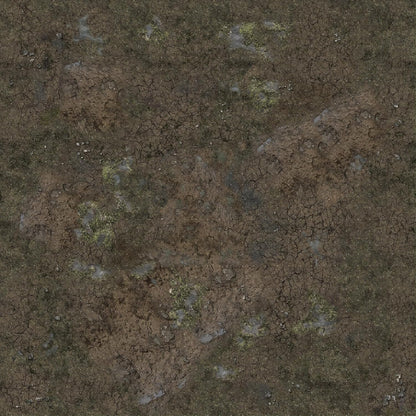 Battle Systems: Muddy Streets Gaming Mat 3X3 - Grid