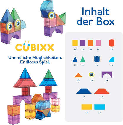Cubixx Magnetische Bouwspeelgoed - 22dlg.