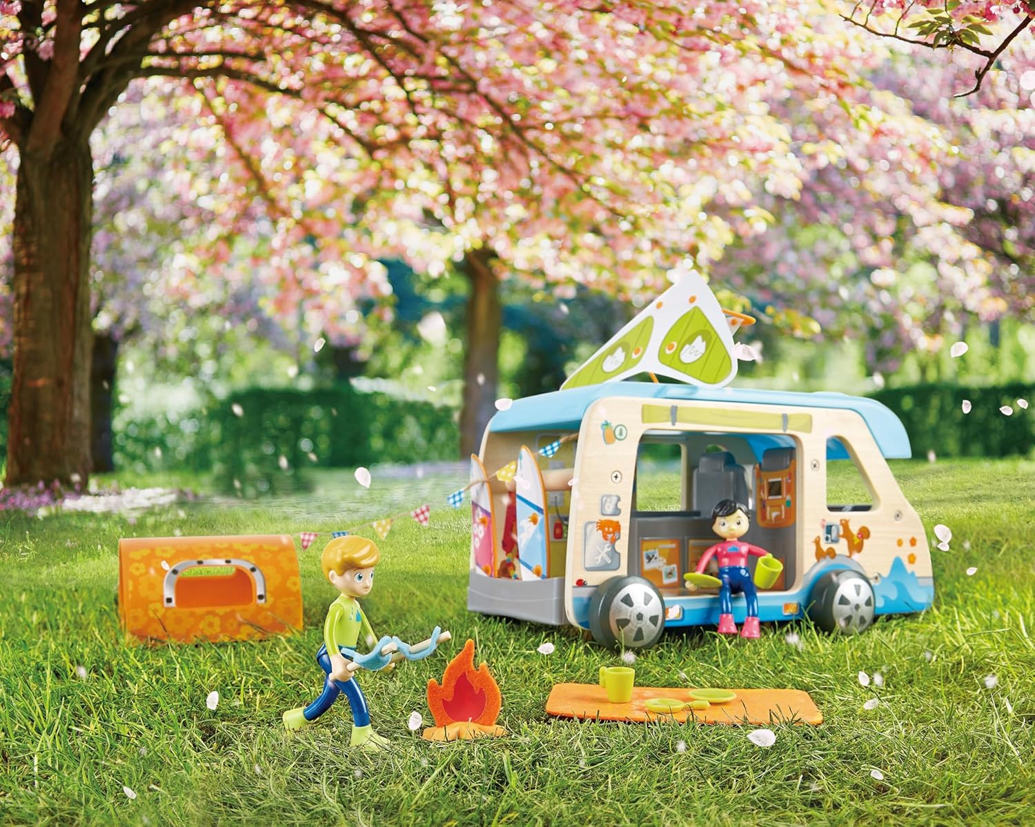 Hape - Hape Houten Avonturenbus Poppenhuis