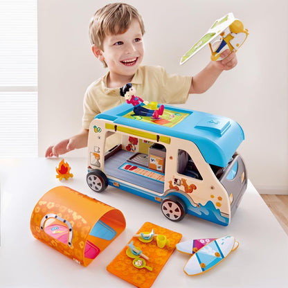 Hape - Hape Houten Avonturenbus Poppenhuis