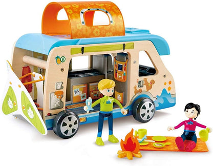 Hape - Hape Houten Avonturenbus Poppenhuis